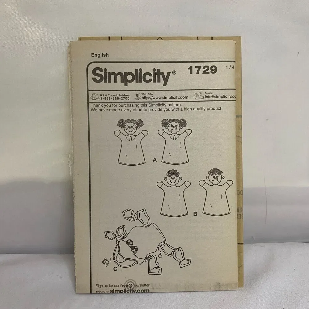 Simplicity #1729 hand